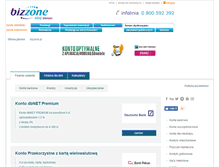 Tablet Screenshot of finanse.bizzone.pl